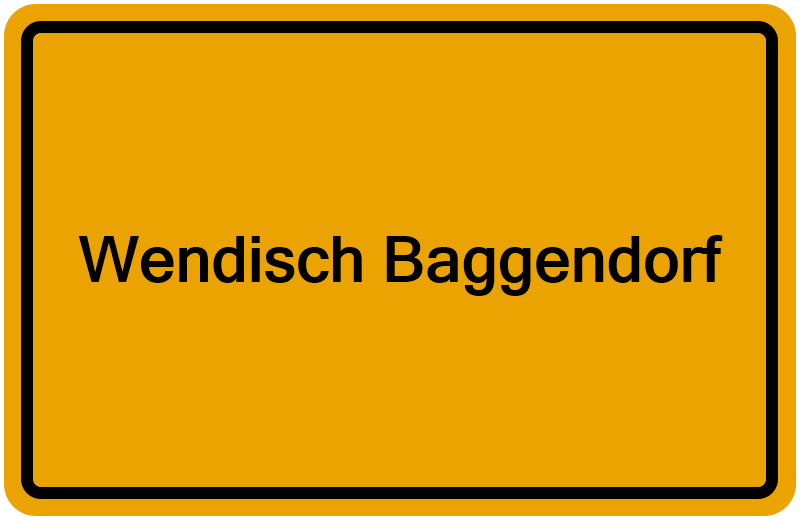 Handelsregisterauszug Wendisch Baggendorf